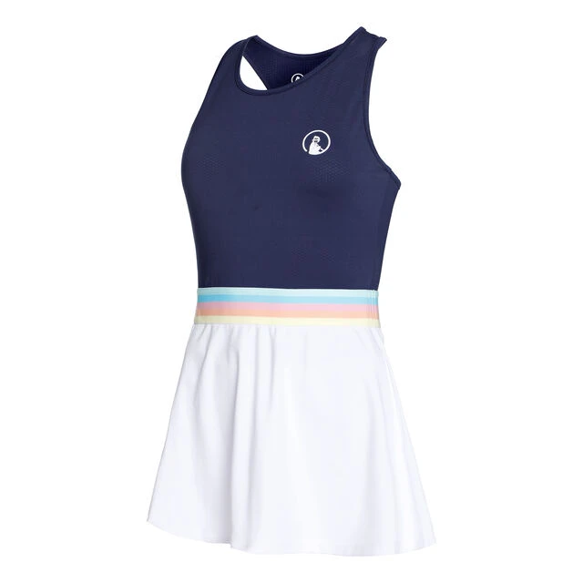 Rainbow Champions Kleid Damen - Weiß, Blau 3 Rainbow Champions Kleid Damen - Weiß, Blau
