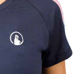 Rainbow Retriever T-Shirt Damen - Blau, Mehrfarbig -BIDI BADU Verkäufe 00164000 16