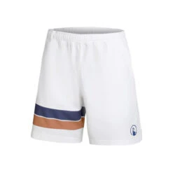 Retro Stripe Block Smash Shorts Herren - Weiß