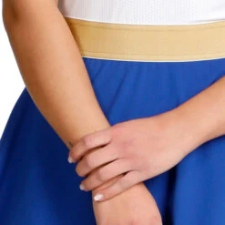 Retro Stripe Champions Kleid Damen - Weiß, Blau -BIDI BADU Verkäufe 00268000 0 9