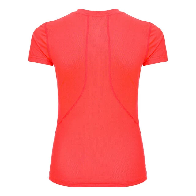 BIDI BADU Eve Tech Round-Neck T-Shirt Damen - Koralle, Weiß 4 BIDI BADU Eve Tech Round-Neck T-Shirt Damen - Koralle, Weiß – Bild 2