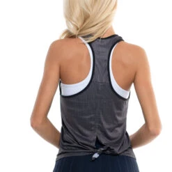 Grid Slit Back Bralette Tank-Top Damen - Schwarz, Mehrfarbig -BIDI BADU Verkäufe 00722000 12