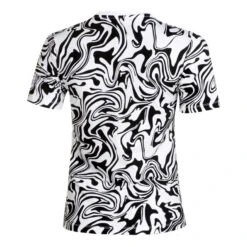 Hydrogen Tech Chrome T-Shirt Damen - Weiß, Schwarz 12 Hydrogen Tech Chrome T-Shirt Damen - Weiß, Schwarz -BIDI BADU Verkäufe 00749000 0 2