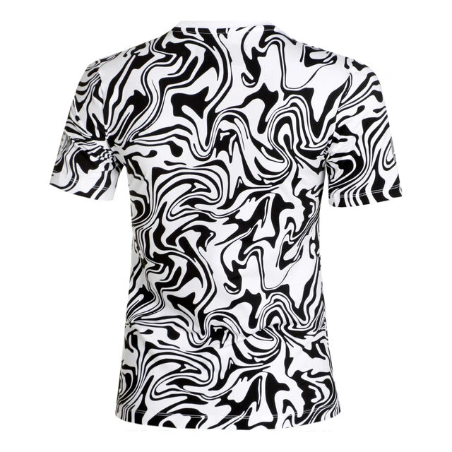 Hydrogen Tech Chrome T-Shirt Damen - Weiß, Schwarz 4 Hydrogen Tech Chrome T-Shirt Damen - Weiß, Schwarz – Bild 2