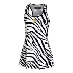 Hydrogen Tech Stars Kleid Damen - Schwarz, Weiß