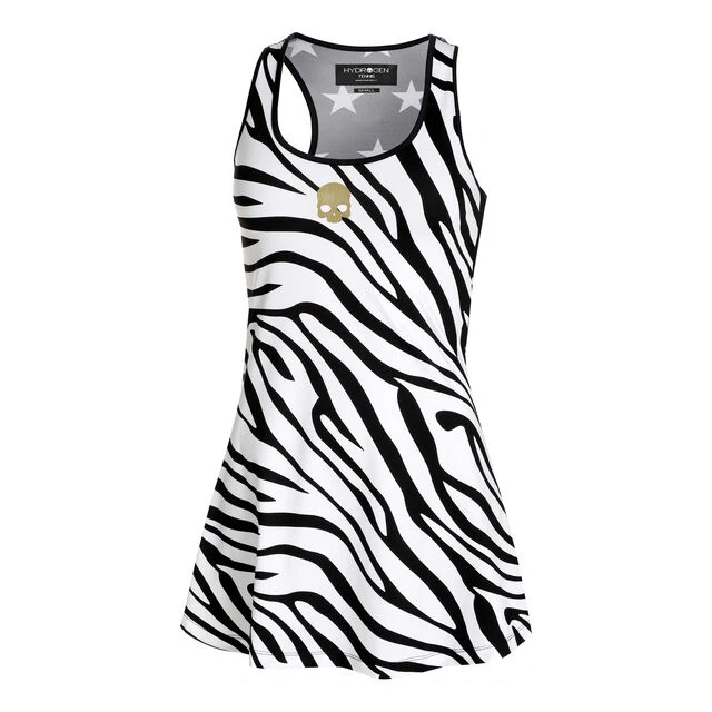 Hydrogen Tech Stars Kleid Damen - Schwarz, Weiß 3 Hydrogen Tech Stars Kleid Damen - Schwarz, Weiß