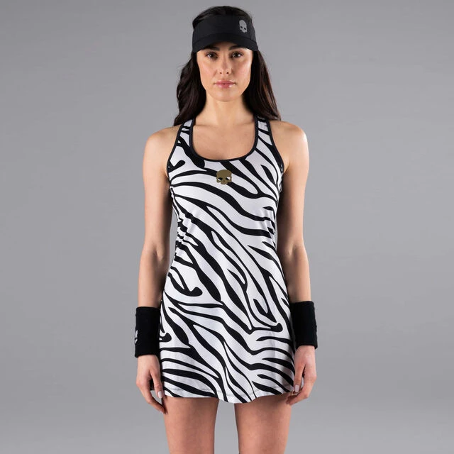 Hydrogen Tech Stars Kleid Damen - Schwarz, Weiß 7 Hydrogen Tech Stars Kleid Damen - Schwarz, Weiß – Bild 5