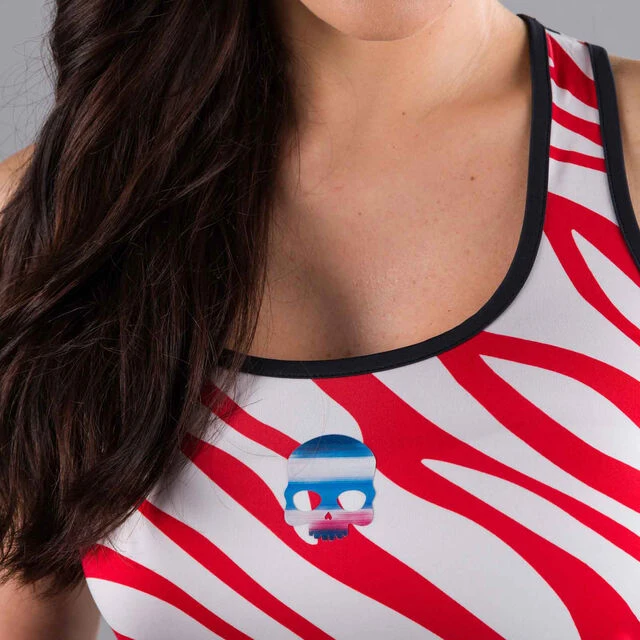 Hydrogen Tech Stars Kleid Damen - Rot, Blau 9 Hydrogen Tech Stars Kleid Damen - Rot, Blau – Bild 7