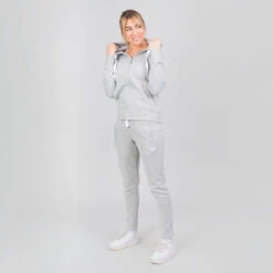 BIDI BADU Dalila Basic Trainingsanzug Damen - Hellgrau, Weiß -BIDI BADU Verkäufe 01128000 13