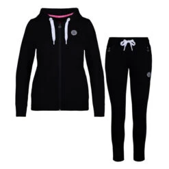 BIDI BADU Dalila Basic Trainingsanzug Damen - Schwarz, Weiß