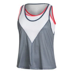 Royal Palm Layer Tank-Top Damen - Blau, Weiß