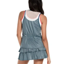 Royal Palm Layer Tank-Top Damen - Blau, Weiß -BIDI BADU Verkäufe 01300000 14
