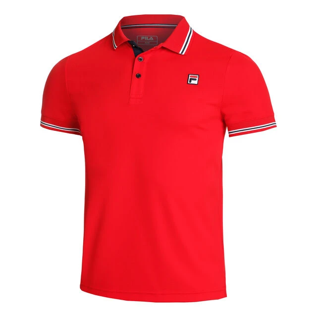Fila Piro Polo Herren - Rot, Weiß 3 Fila Piro Polo Herren - Rot, Weiß