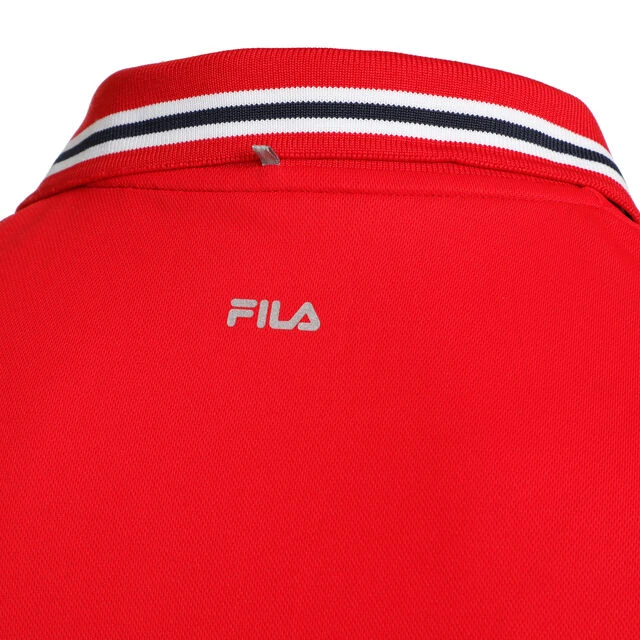 Fila Piro Polo Herren - Rot, Weiß 6 Fila Piro Polo Herren - Rot, Weiß – Bild 4