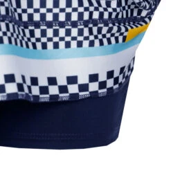 Long Check Me Out Smock Rock Damen - Dunkelblau, Weiß -BIDI BADU Verkäufe 01359000 10