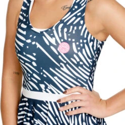 BIDI BADU Fingerprint 2in1 Kleid Damen - Dunkelblau, Weiß -BIDI BADU Verkäufe 01895000 0 5