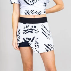 BIDI BADU Melbourne Printed Cut Out Rock Damen - Weiß, Schwarz 8 BIDI BADU Melbourne Printed Cut Out Rock Damen - Weiß, Schwarz -BIDI BADU Verkäufe 01934000 13