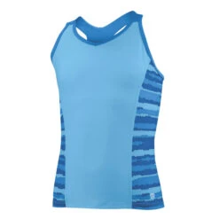Wilson Cardiff Wavy Print Tank-Top Mädchen - Blau -BIDI BADU Verkäufe 03722000 12