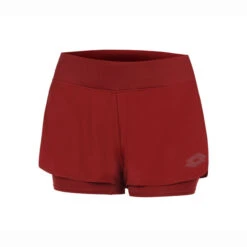 Lotto Tech 1 D1 Shorts Damen - Dunkelrot