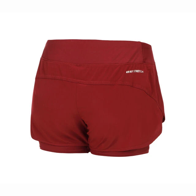 Lotto Tech 1 D1 Shorts Damen - Dunkelrot 4 Lotto Tech 1 D1 Shorts Damen - Dunkelrot – Bild 2