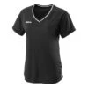 Wilson Team II V-Neck T-Shirt Damen - Schwarz -BIDI BADU Verkäufe 04832000 000