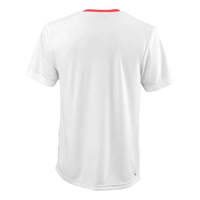 Wilson T-Shirt Herren - Koralle, Weiß 4 Wilson T-Shirt Herren - Koralle, Weiß – Bild 2
