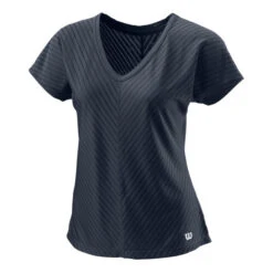 Wilson Training V-Neck II T-Shirt Damen - Blau