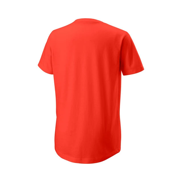 Wilson Emotion Fun Tech T-Shirt Jungen - Orange, Gelb 4 Wilson Emotion Fun Tech T-Shirt Jungen - Orange, Gelb – Bild 2