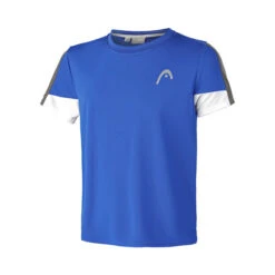 Head Club 22 Tech T-Shirt Jungen - Blau, Weiß