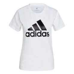 ADIDAS Big Logo T-Shirt Damen - Weiß