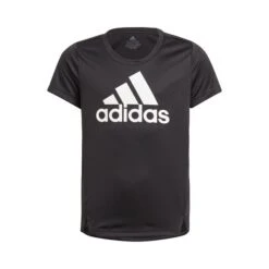 ADIDAS Big Logo T-Shirt Mädchen - Schwarz, Weiß