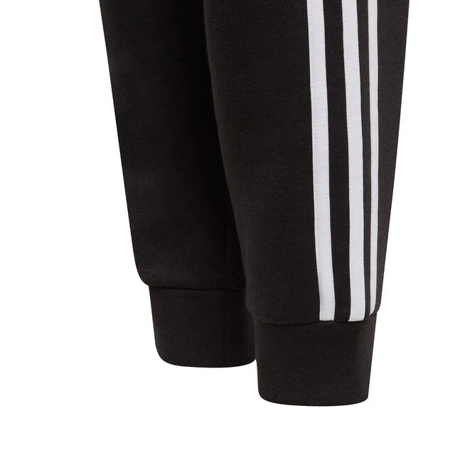 ADIDAS 3 Stripes Fleece Cotton Trainingshose Jungen - Schwarz, Weiß 7 ADIDAS 3 Stripes Fleece Cotton Trainingshose Jungen - Schwarz, Weiß – Bild 5
