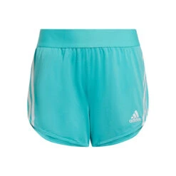 ADIDAS AEROREADY 3-Stripes Knitted Shorts Mädchen - Türkis