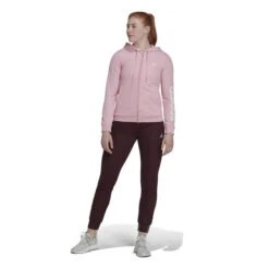 ADIDAS Linear French Terry Trainingsanzug Damen - Rosa, Schwarz 9 ADIDAS Linear French Terry Trainingsanzug Damen - Rosa, Schwarz -BIDI BADU Verkäufe 17296000 13