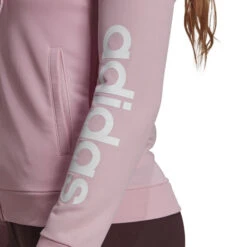 ADIDAS Linear French Terry Trainingsanzug Damen - Rosa, Schwarz 13 ADIDAS Linear French Terry Trainingsanzug Damen - Rosa, Schwarz -BIDI BADU Verkäufe 17296000 18