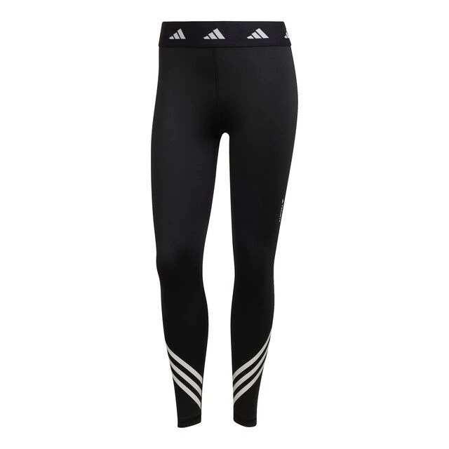 ADIDAS Tech-Fit 3 Stripes 7/8 Tight Damen - Schwarz 3 ADIDAS Tech-Fit 3 Stripes 7/8 Tight Damen - Schwarz