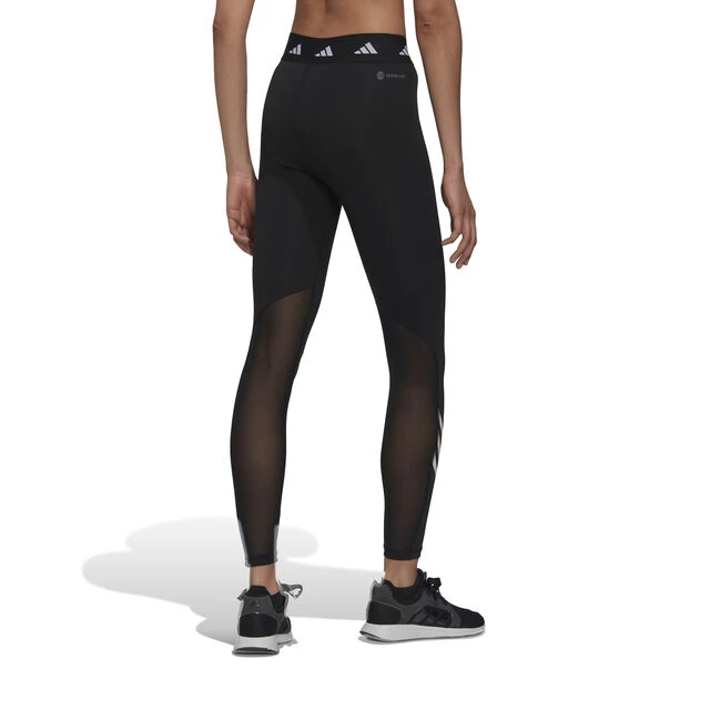 ADIDAS Tech-Fit 3 Stripes 7/8 Tight Damen - Schwarz 5 ADIDAS Tech-Fit 3 Stripes 7/8 Tight Damen - Schwarz – Bild 3