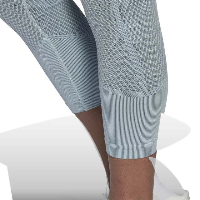ADIDAS Aeroknit Branded 7/8 Tight Damen - Blau 7 ADIDAS Aeroknit Branded 7/8 Tight Damen - Blau – Bild 5