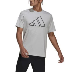 ADIDAS Icons 3 BAR T-Shirt Herren - Grau -BIDI BADU Verkäufe 17510000 15