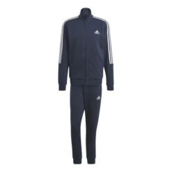 ADIDAS 3 Stripes French Terry Trainingsanzug Herren - Blau