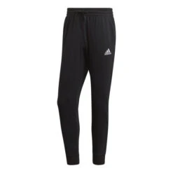 ADIDAS Essentials Single Jersey Tapered Cuff Trainingshose Herren - Schwarz