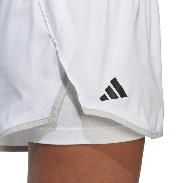 ADIDAS Club Shorts Damen - Weiß 7 ADIDAS Club Shorts Damen - Weiß – Bild 5