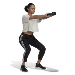 ADIDAS AEROREADY Made4Training Knit 3-Stripes Tapered Trainingshose Damen - Schwarz, Weiß 11 ADIDAS AEROREADY Made4Training Knit 3-Stripes Tapered Trainingshose Damen - Schwarz, Weiß -BIDI BADU Verkäufe 17832000 15