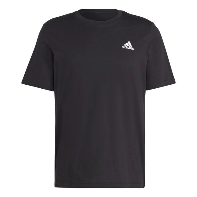 ADIDAS Essentials Single Jersey Embroidered Small Logo T-Shirt Herren - Schwarz, Beige 3 ADIDAS Essentials Single Jersey Embroidered Small Logo T-Shirt Herren - Schwarz, Beige
