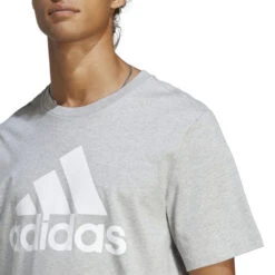 ADIDAS Essentials Single Jersey Big Logo T-Shirt Herren - Hellgrau, Weiß -BIDI BADU Verkäufe 17896000 16