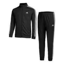 ADIDAS Sportswear Basic 3-Stripes Tricot Trainingsanzug Herren - Schwarz, Weiß 18 ADIDAS Sportswear Basic 3-Stripes Tricot Trainingsanzug Herren - Schwarz, Weiß -BIDI BADU Verkäufe 18012000 0 3
