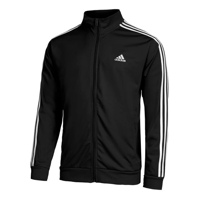 ADIDAS Sportswear Basic 3-Stripes Tricot Trainingsanzug Herren - Schwarz, Weiß 11 ADIDAS Sportswear Basic 3-Stripes Tricot Trainingsanzug Herren - Schwarz, Weiß – Bild 9