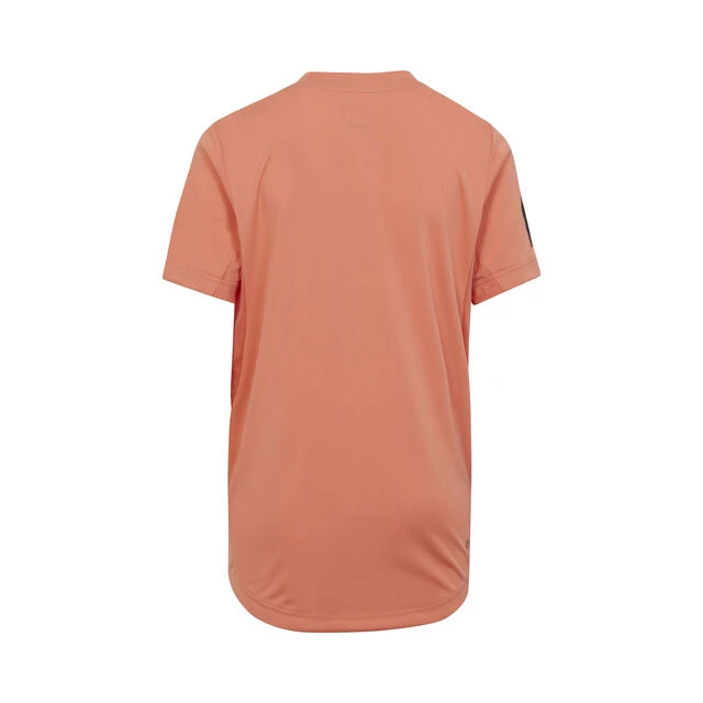ADIDAS Club 3-Stripes T-Shirt Jungen - Orange, Schwarz 4 ADIDAS Club 3-Stripes T-Shirt Jungen - Orange, Schwarz – Bild 2