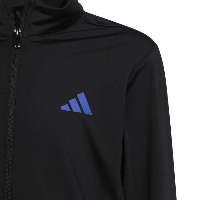 ADIDAS Train Icons AEROREADY 3-Stripes Trainingsanzug Jungen - Schwarz, Blau 4 ADIDAS Train Icons AEROREADY 3-Stripes Trainingsanzug Jungen - Schwarz, Blau – Bild 2