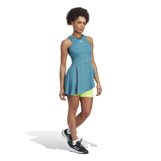 ADIDAS Pro Kleid Damen - Petrol, Limette 8 ADIDAS Pro Kleid Damen - Petrol, Limette – Bild 6